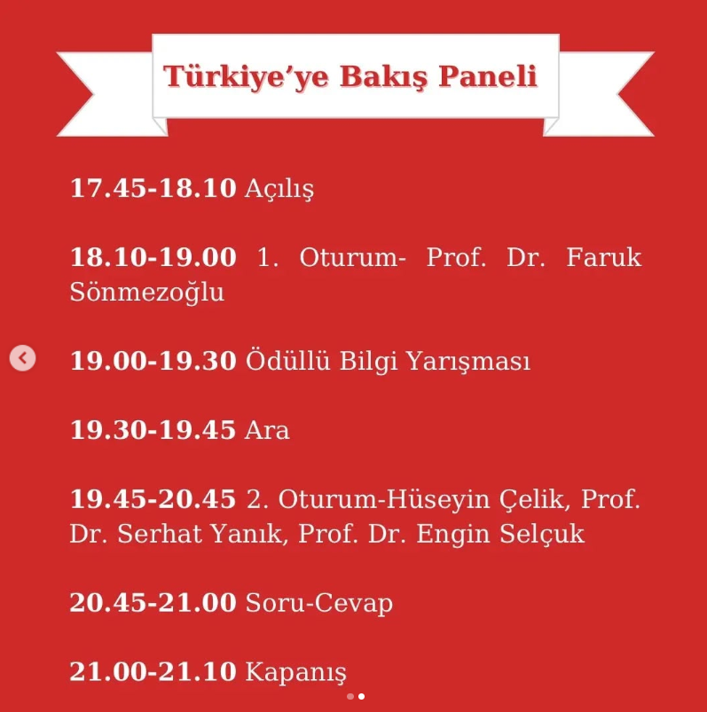 Türkiye'ye Bakış Paneli - Fotoğraf 2